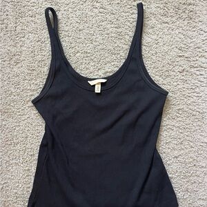 H&M Black Fitted Tank Top